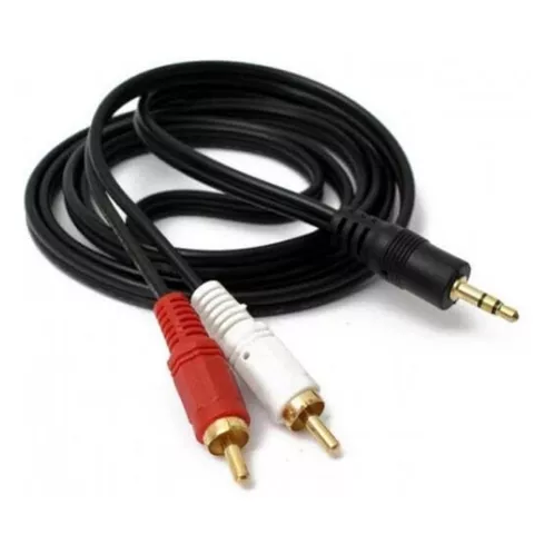 Cable Auxiliar Mini Plug A 2 Rca 3 M