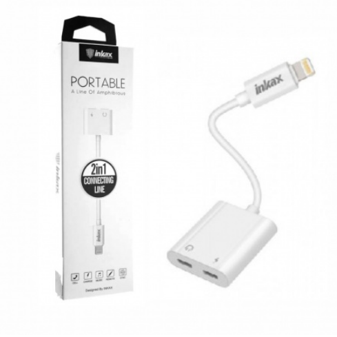 Cable adaptador USB-C Inkax 2 en 1 para Apple