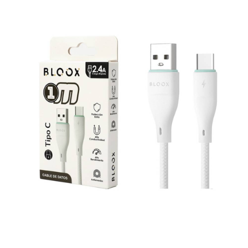 Cable de Datos BLOOX USB A a Tipo C