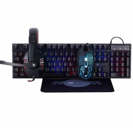 Combo Gamer Completo 4 en 1 Lizzard