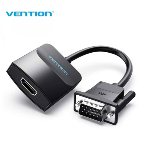 Convertidor VGA a HDMI con Micro USB Hembra y Puerto de Audio