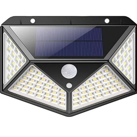 Foco de Luz Solar Led Exterior con Sensor de Movimiento 100 led