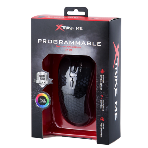 Mouse gamer xtrike me gm-512