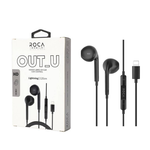 Auriculares Manos Libres Stereo ROCA Lightning (tipo iPhone)