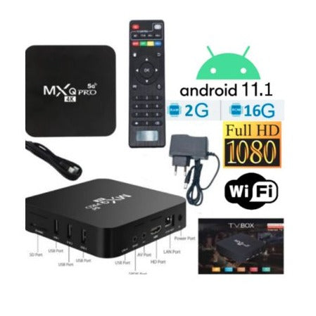 TV Box Andriod 11 Full HD 2Gb de Ram