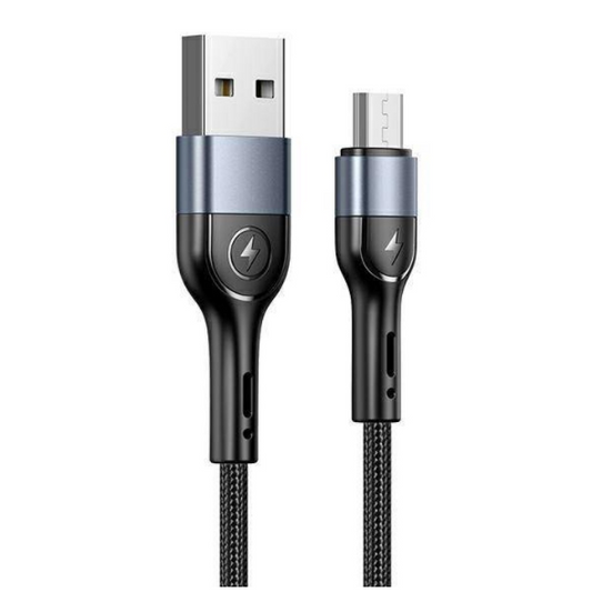 Cable de Datos USB A a Micro USB 1M Forrado