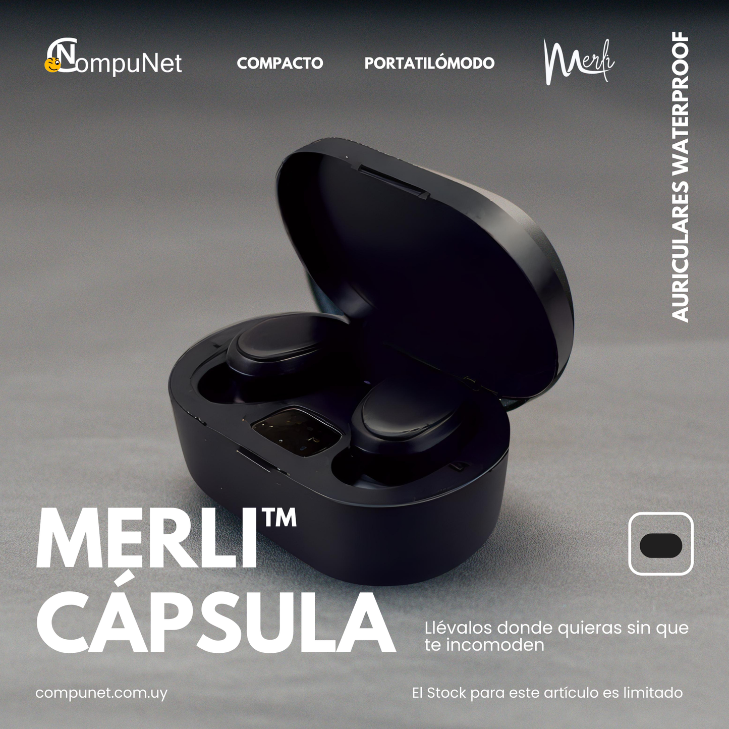 MERLI™ Auriculares Capsula